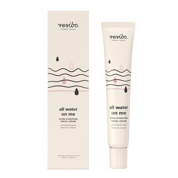 Resibo All Water On Me, ultranawilżający krem do twarzy, 40 ml