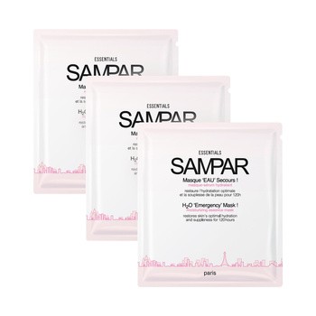 Sampar H2O 'Emergency' Mask, nawilżająca maska - serum, 3 szt
