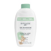 Byphasse Plaisir Nature, żel pod prysznic, limonka i imbir, 600 ml