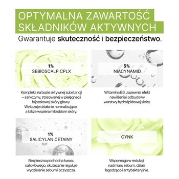 Biovax Trychologic Przetłuszczanie, szampon do włosów i skóry głowy, 200 ml