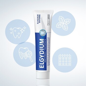 Zestaw 2 x 75 ml, Elgydium Whitening, pasta do zębów, wybielająca