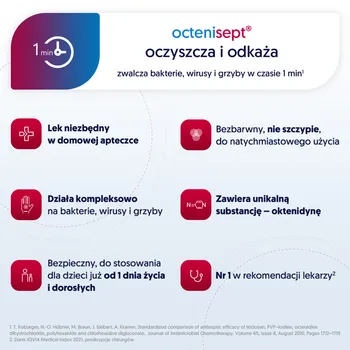 Octenisept, płyn na skórę, 50 ml (atomizer)