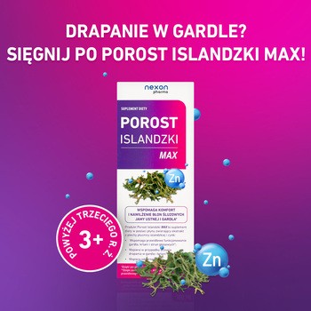 Porost Islandzki Max, syrop, 200 ml