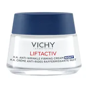 Vichy Liftactiv Supreme, przeciwzmarszczkowy krem ujędrniający z kwasem hialuronowym na noc, 50 ml
