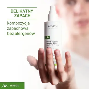 Sylveco Dermo Trądzik, oczyszczający płyn na skórę dekoltu i pleców, 200 ml