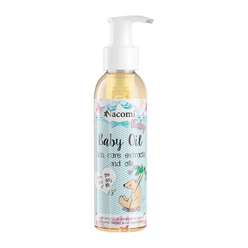 Nacomi, naturalna oliwka do ciała dla niemowląt i dzieci, 130 ml