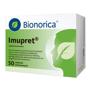 Imupret, tabletki drażowane, 50 szt.