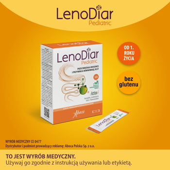 LenoDiar Pediatric, granulat, saszetki, 12 szt.