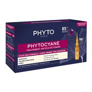 Phytocyane, kuracja przeciw wypadaniu włosów dla kobiet, 12 ampułek