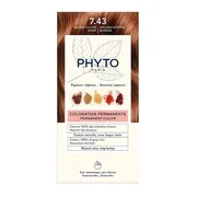Phyto Color, farba do włosów, 7.43 miedziany złoty, 1 opakowanie