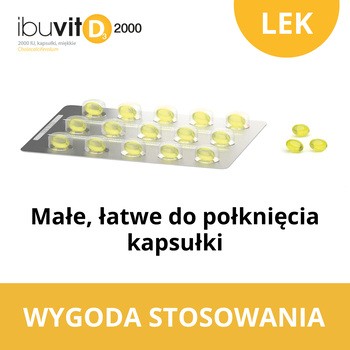 Ibuvit D3 2000 IU, 2000 IU, kapsułki miękkie, 90 szt.