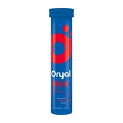 Oryal Max, tabletki musujące, smak malinowy, 15 szt.