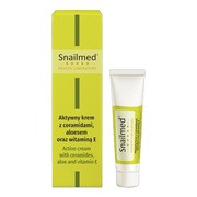 Snailmed, przeciwzmarszczkowy krem pod oczy z ceramidami, aloesem, witaminą C, 15 ml