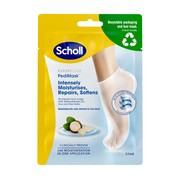Scholl PediMask, Nawilżająca maska z olejkiem makadamia, 1 para (skarpetki)