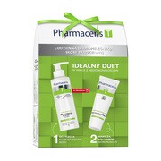 Zestaw Pharmaceris T, Sebo-Moistatic, krem nawilżająco-kojący do twarzy SPF 30, 50 ml + Puri-Sebogel, antybakteryjny żel myjący do twarzy, 80 ml