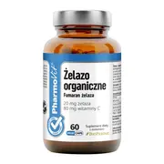 Pharmovit Żelazo organiczne, fumaran żelaza, kapsułki, 60 szt.