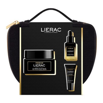 Zestaw Lierac Premium, odżywczy krem, 50 ml + serum, 13 ml + krem pod oczy, 5 ml