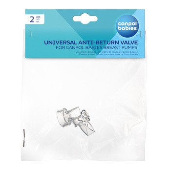 Canpol Babies, uniwersalne zapasowe zaworki antyzwrotne do laktatorów, 2 szt.
