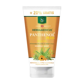 Herbamedicus Panthenol Plus Milk, mleczko regenerująco-łagodzące, 125 ml + 25 ml