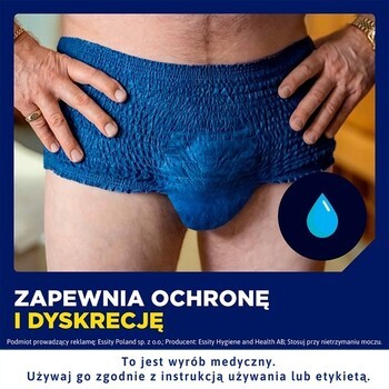 Zestaw 2 x TENA Men Pants Plus, majtki chłonne, rozmiar M, 30 szt.