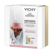 Zestaw Promocyjny Vichy Neovadiol Rose Platinium, krem na dzień dla skóry dojrzałej, 50 ml + 3 miniprodukty w PREZENCIE