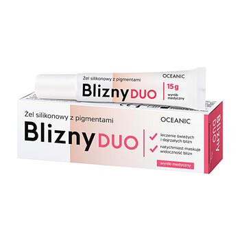 Oceanic Blizny Duo, żel silikonowy z pigmentami, 15 g