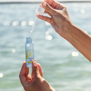 Bielenda C Marine Care, serum glow-booster głęboko nawilżająco-rozświetlające na noc, 30 ml