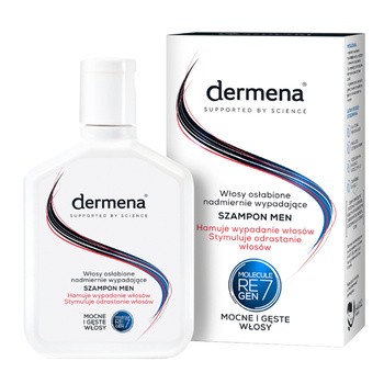 Dermena Hair Care, Men, szampon hamujący wypadanie i stymulujący odrastanie włosów, 200 ml