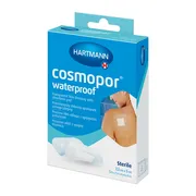 Cosmopor Waterproof, samoprzylepny opatrunek jałowy, 7,2 cm x 5 cm, 5 szt.