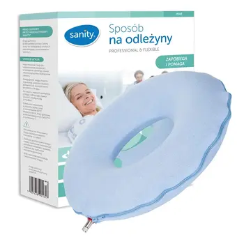 Sanity, Krąg przeciwodleżynowy, gumowy, w pokrowcu, 1 szt.