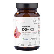 Aura Herbals Witamina D3 2000IU+K2, kapsułki, 90 szt.