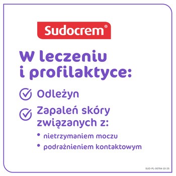 Sudocrem Expert, krem barierowy, odleżyny, otarcia, 400 g