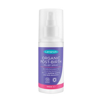 Lansinoh Organic Post Birth, poporodowy spray przeciwbólowy, 100 ml