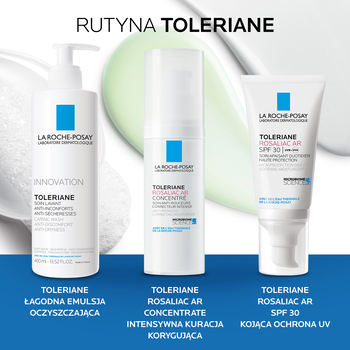 La Roche-Posay Toleriane Rosaliac AR SPF 30, krem nawilżający przeciw zaczerwienieniom, 50 ml