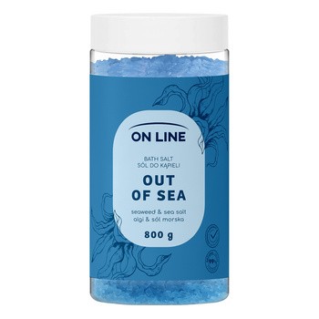 On Line Out of Sea, sól do kąpieli, 800 g