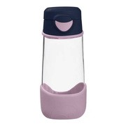 B.box Butelka na wodę, bidon z ustnikiem dla dziecka tritanowy, Indigo Rose, 12 m+, 450 ml