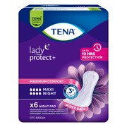 TENA Lady Maxi Night OTC Edition, wkładki, 6 szt.