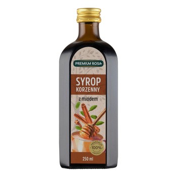 Premium Rosa, syrop korzenny z miodem, 250 ml
