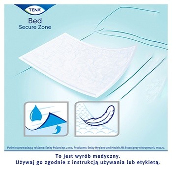 TENA Bed Plus OTC Edition, podkłady chłonne, 60 x 60 cm, 5 szt.