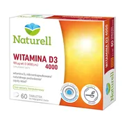 Naturell Witamina D3 4000, tabletki do ssania, 60 szt.