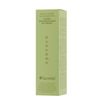 Nacomi Rich&Comfy Regeneration, pianka oczyszczająca do twarzy Avocado, 150 ml