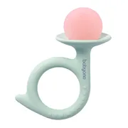 BabyOno, gryzak silikonowy Snail, różowy, 1 szt.