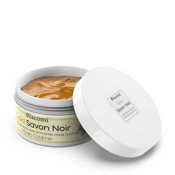 Nacomi Gold Savon Noir, złote czarne mydło z oliwą z oliwek, 125 g
