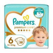 Pampers Premium Care Pieluszki, rozmiar 6 (13kg-18kg), 38 szt.