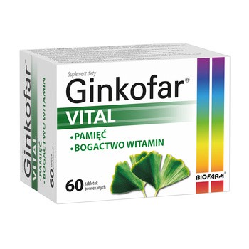 Ginkofar Vital, tabletki powlekane, 60 szt.