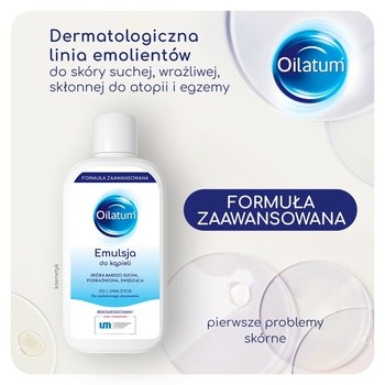 Oilatum Formuła Zaawansowana, emulsja do kąpieli, 400 ml