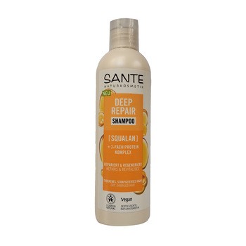 Sante Deep Repair, szampon intensywnie regenerujący ze skwalanem i kompleksem proteinowym, 250 ml