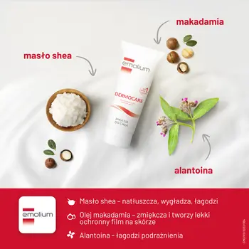 Emolium Dermocare, emulsja do ciała, 200 ml