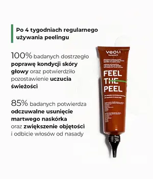 Veoli Botanica Feel The Peel, peeling złuszczająco-nawadniający do skalpu, 150 ml