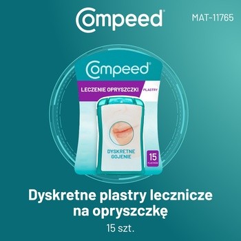Compeed dyskretny plaster na opryszczkę, 15 szt.